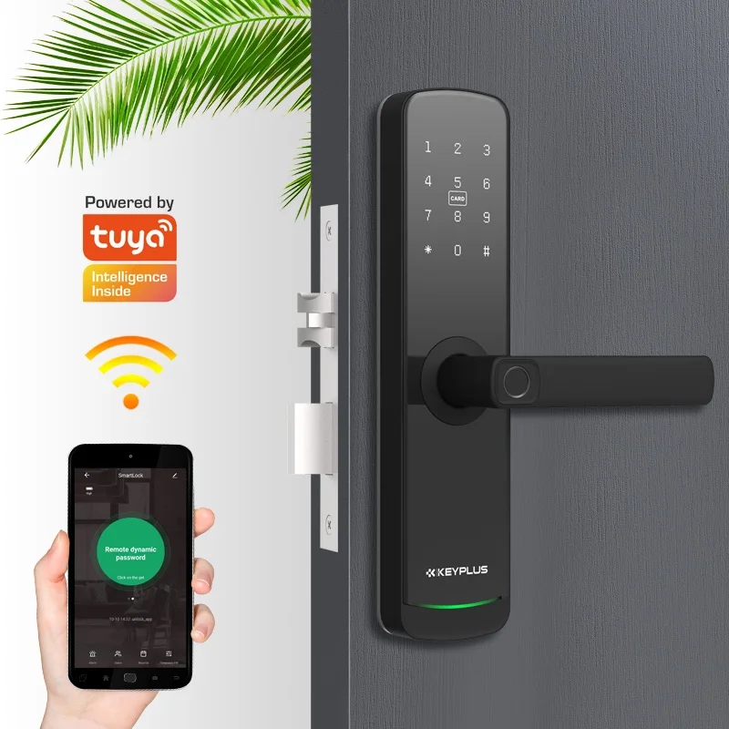 High Security Smart Lock Cylinder TTlock Tuya APP Control Fingerprint Password Card Unlock Digital Door Lock Smart