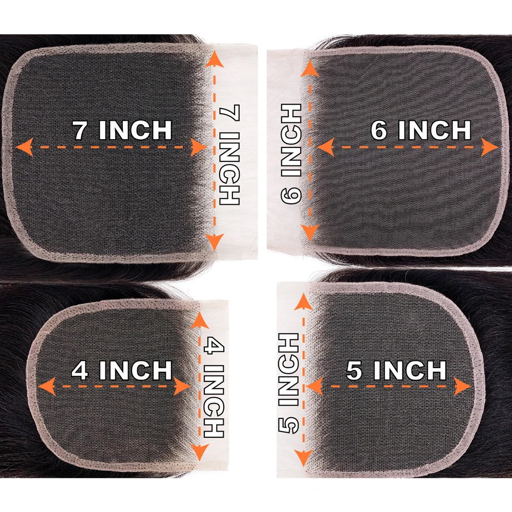 Cuticle Aligned Hair Brazilian Straight lace frontal Raw Virgin 13x4 4x4 Hb Lace Transparent Frontals And Closures