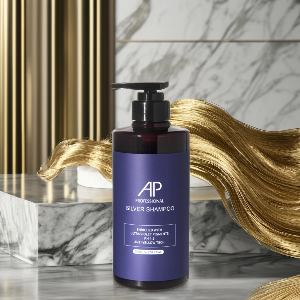 Professional Factory Purple Shampoo Remove Brassiness Hair Colormate Shampoo Sliver Shampoo for Hair Dyeing
