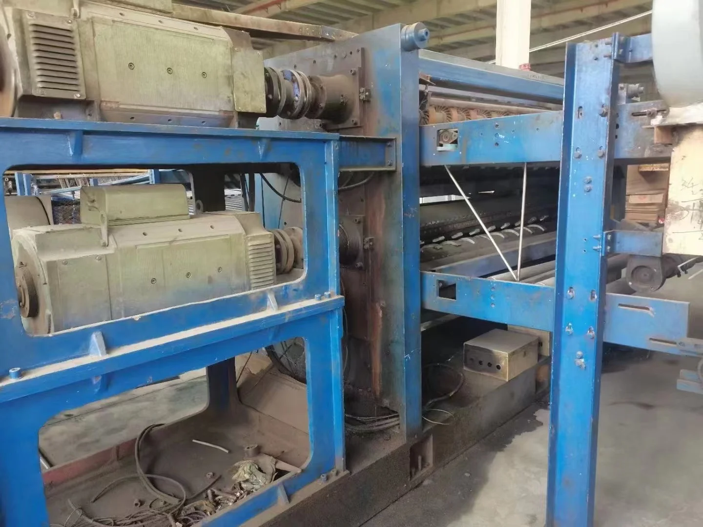 Used JS 5 ply corrugated paperboard production line second hand,single facer