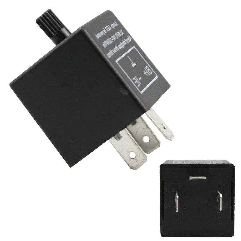 LED Flasher 12V Adjustable Frequency LED CF13 3 Pin motorcycle Flasher Relay Car Turn Signal Indicator Blinker Light