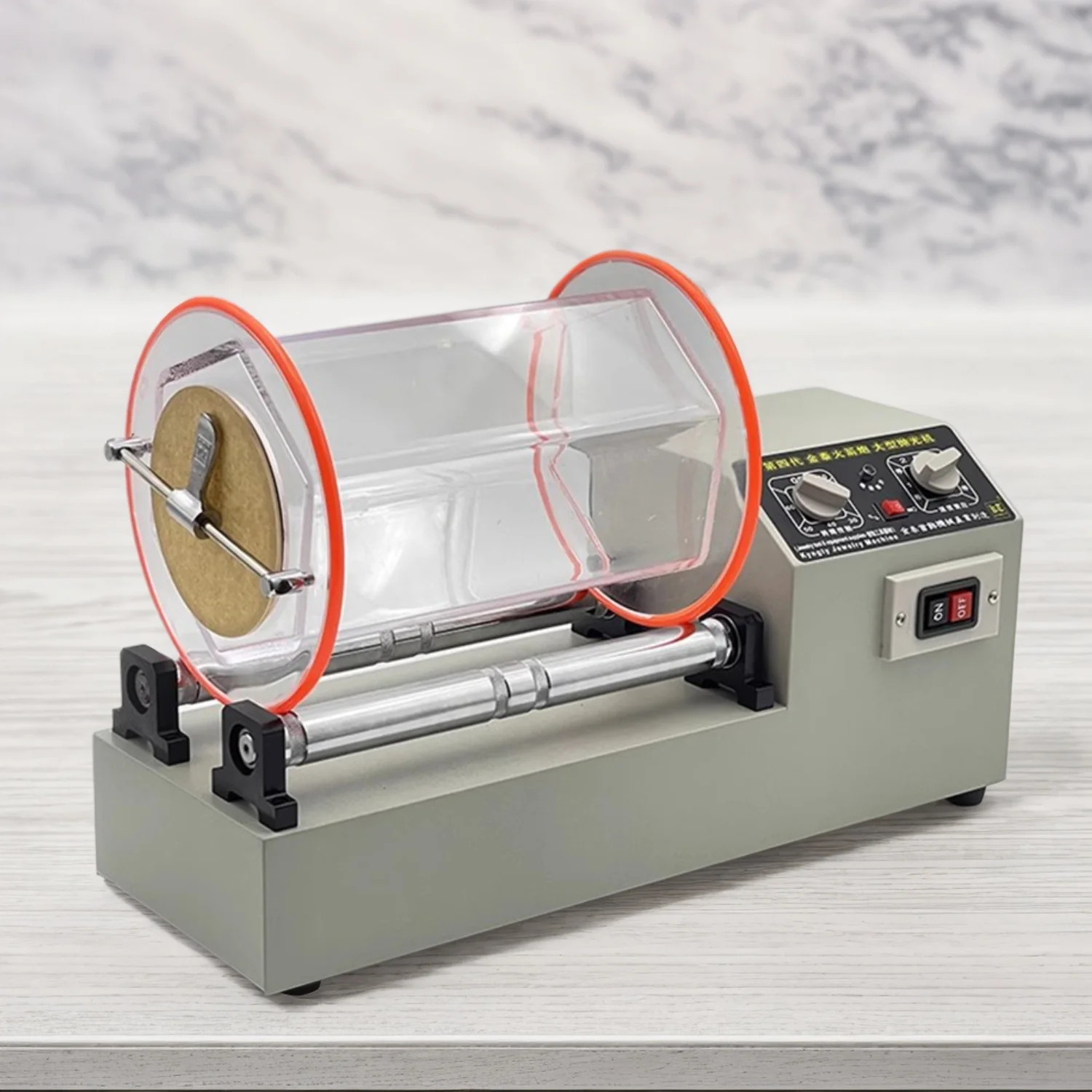 Kinway KT-1320 с двумя бочками 11 кг Золотое серебро ювелирные изделия роторная полировальная машина роликовый стакан для ювелирных изделий