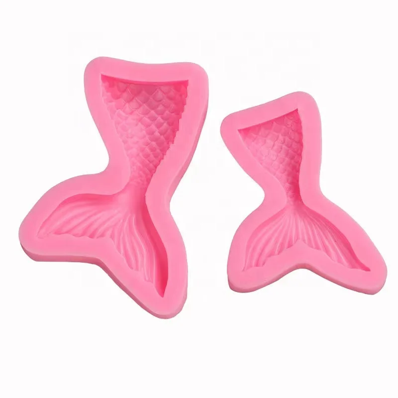 Mermaid Tail Chocolate Model Liquid Silicone Membrane Baking Tools