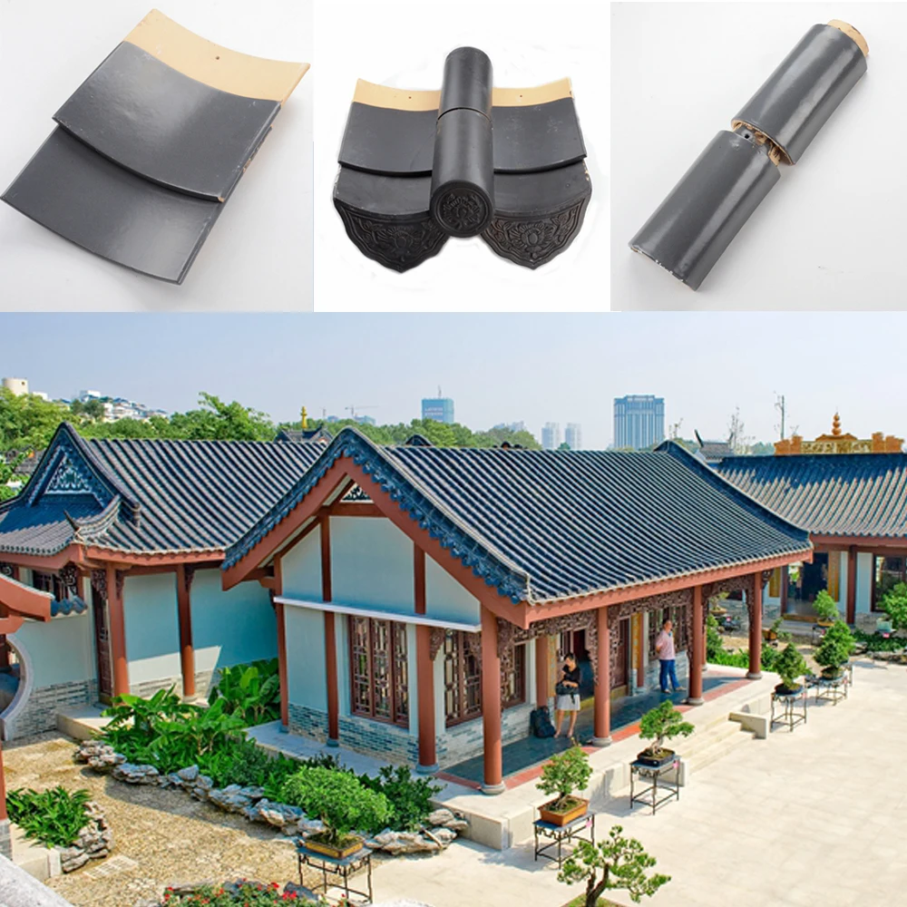 temple pavilion villa chinese style classic glazed roof tiles free sample worldwide ceramic roof tile suppliers