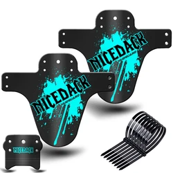 Горные кранцы Fiets брызги из углеродного волокна спереди/охлаждение горного велосипеда горный велосипед vleugel Modder Guard Fietsen Accessoires 8 Kleuren