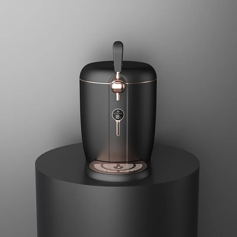 WEILI Rose Gold 6L Semiconductor Refrigeration System Draft Beer Automatic Dispenser With Gas Pump