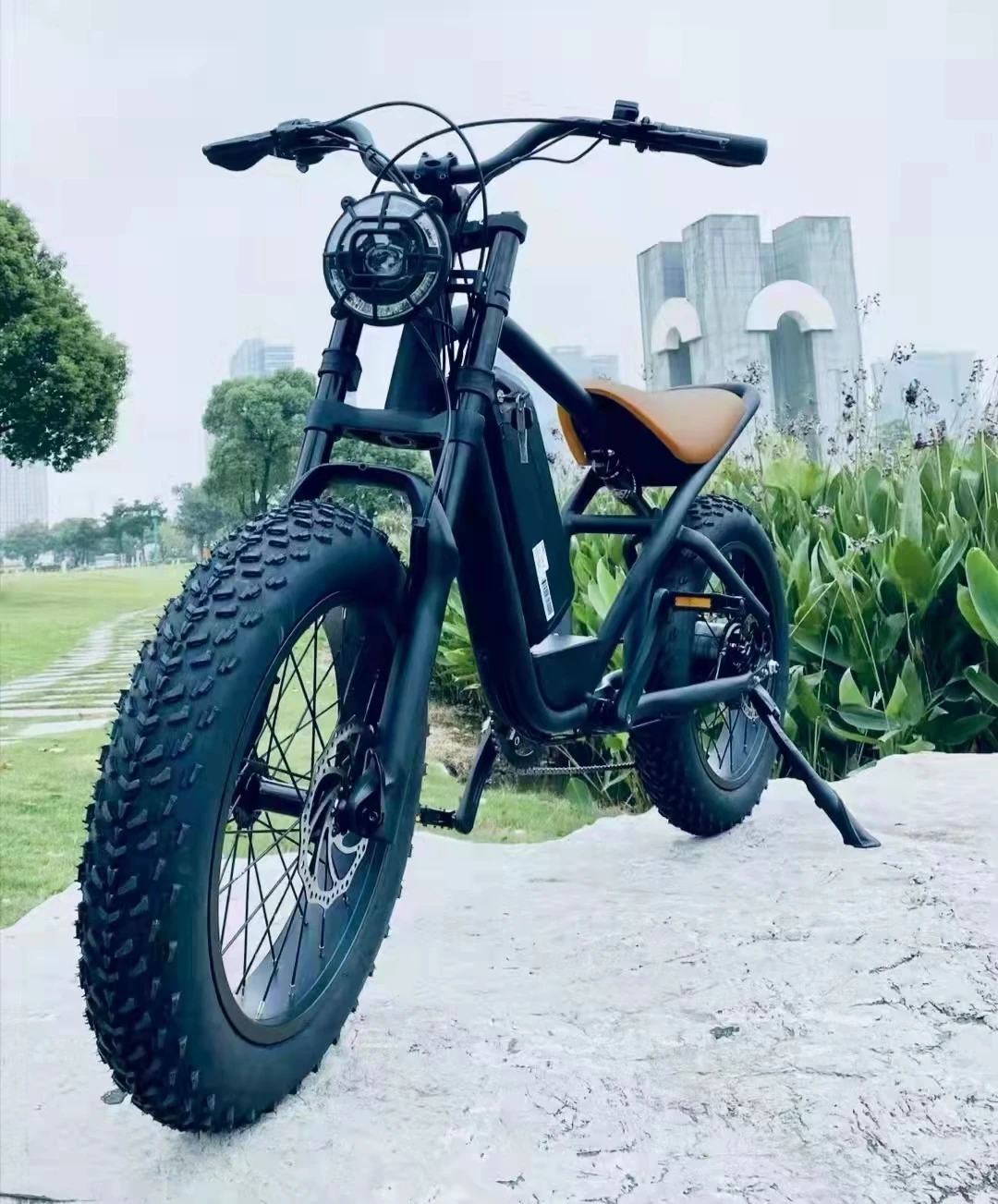 Popular New Producing Bike Fat Tyre Retro Electric Bicycle / Enduro Fat Tire Vintage Ebike