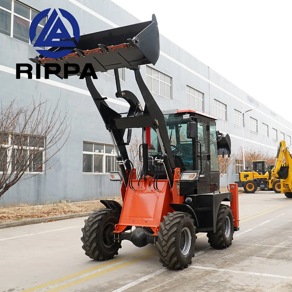 Cheap Price Diesel Loader Backhoe Earthmoving Equipment Manufacturers 4x4 Compact Tractor Backhoe Mini Loader