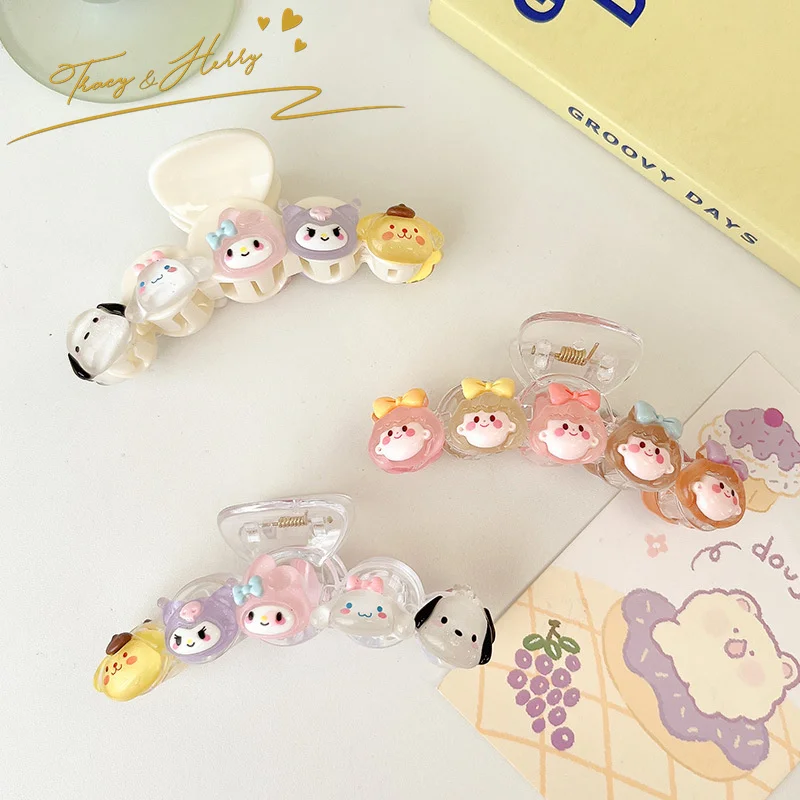 Персонажи мультфильмов Трейси и герри лидер продаж милые Мультяшные животные фрукты аксессуары для волос милая сломанная темпераментная захватывающая коготь