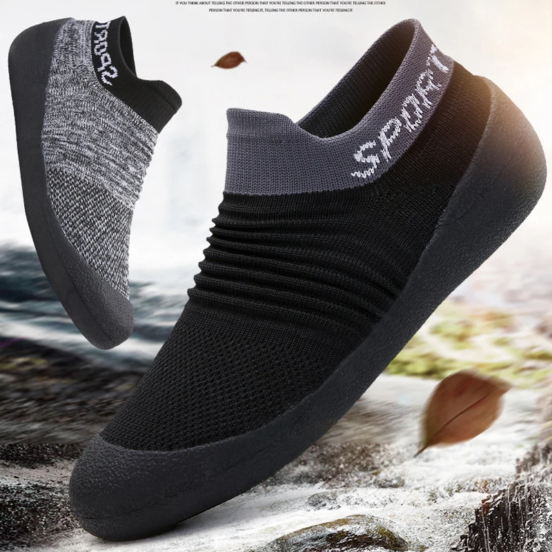 2021 New style soft sole breathable wholesale Outdoors Customized PU Mesh Red Casual Shoes Mens