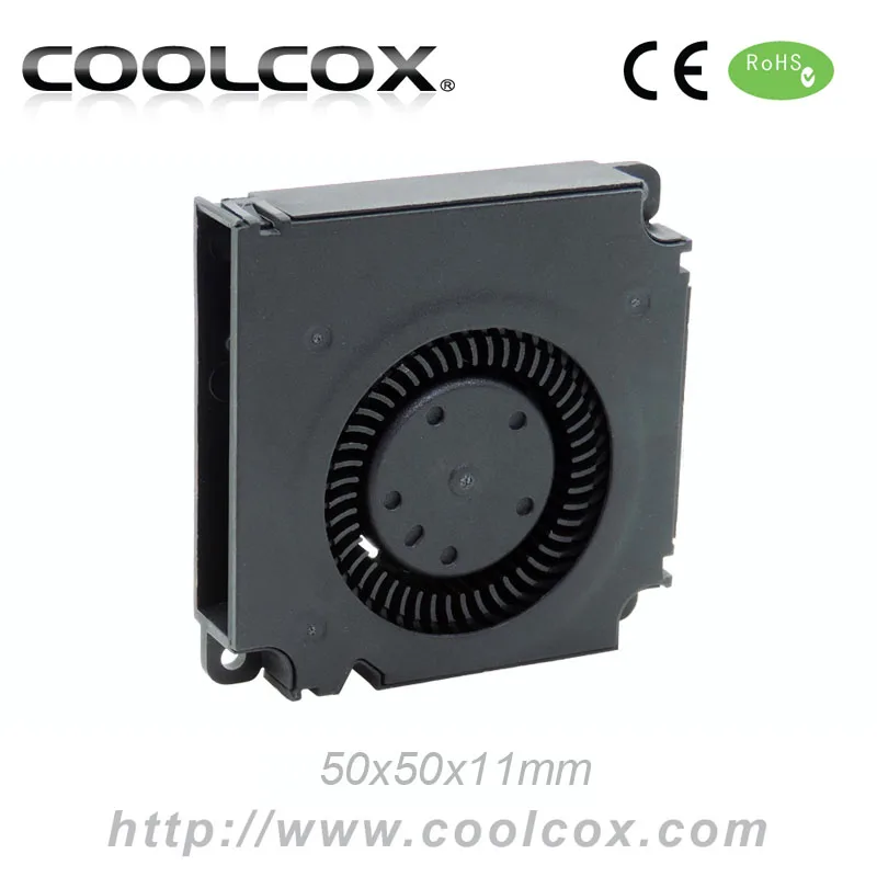 Вентилятор CoolCox 50x50x11 мм, 5010 мини вентилятор, 5010 DC 5V или 12V вентилятор для воздуходувки