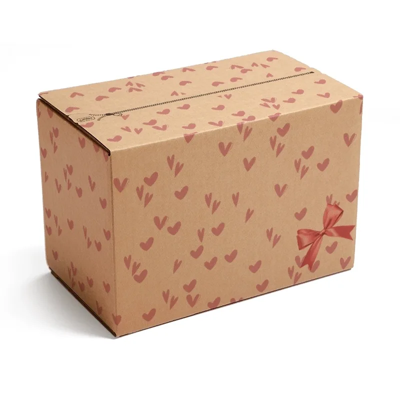 Express Half Height Zipper Long Square Tape Free Easy Tear Beauty Makeup Cosmetics Paper Box Carton Shoebox Delivery