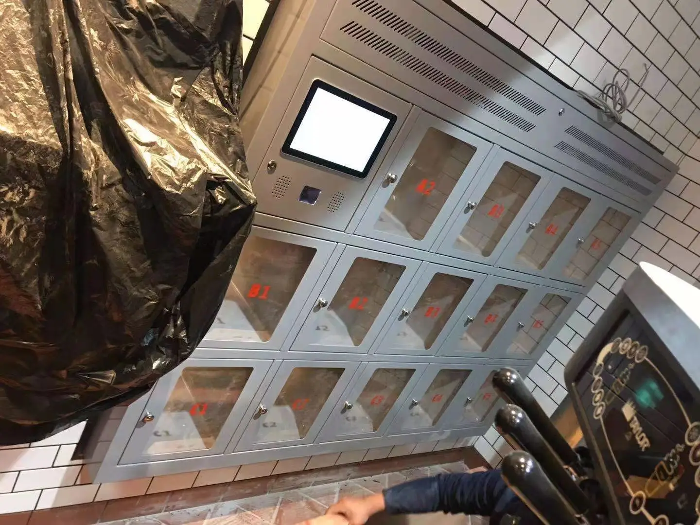 AUV 12/15 двери электронные чистые окна смарт-Ноутбуки отсек с сенсорным экраном 21 дюйм