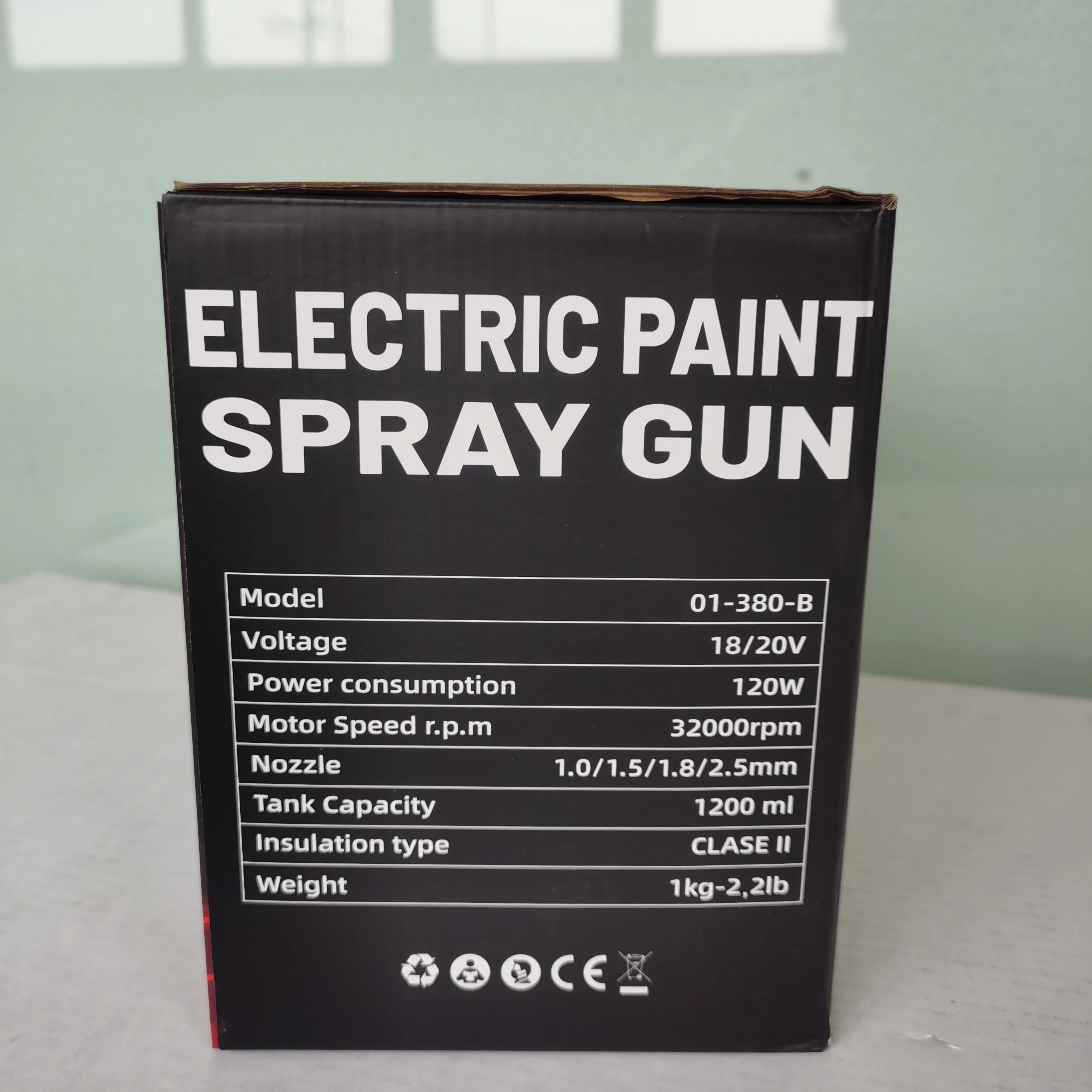 21V 2.0AH HVLP Cordless Portable Battery Power Sprayer Multi Function Electric Hand Held Paint Spray Gun Ningbo manufacture