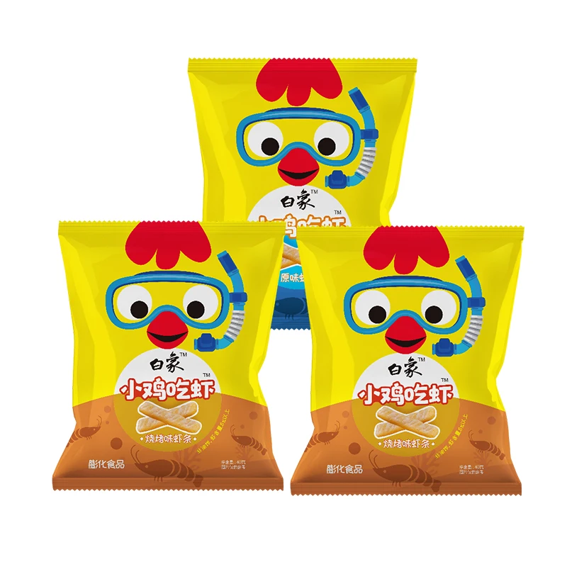 Baixiang Delicious Seafood Shrimp Flavor Biscuit Wholesale Fried Snack Delicious Snack