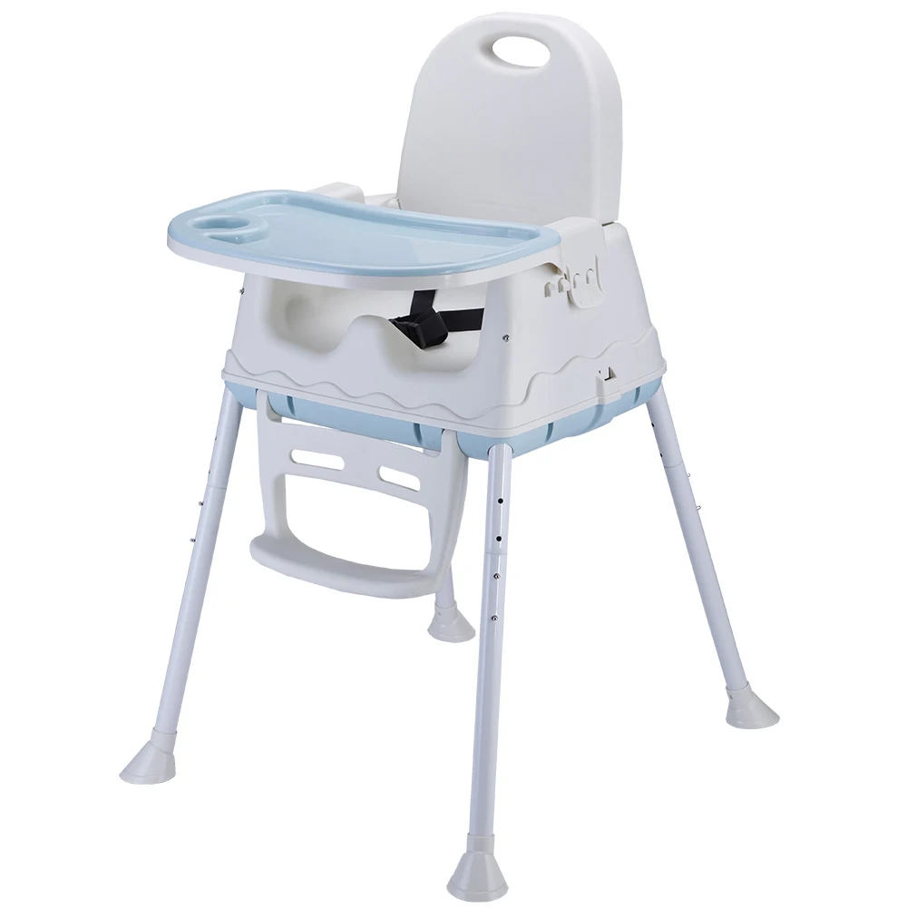
Multifunction plastic baby feeding chair adjustable for dining 