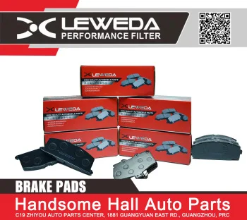 Fast Delivery Wholesale Production Machine Supply Brake Pads D1210 04465-42160