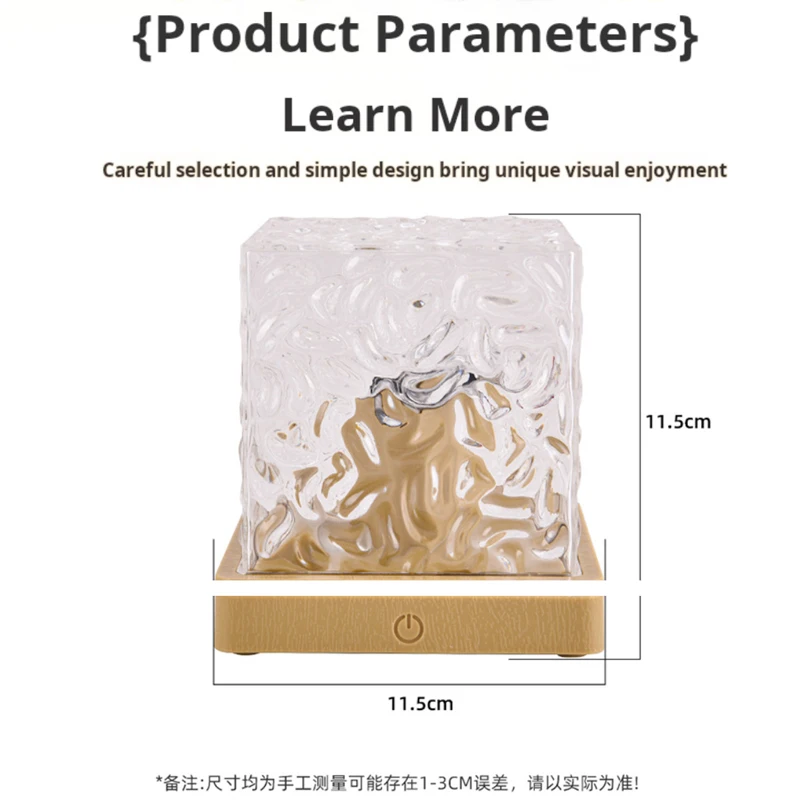 16 Colors Luxury Home Decor Crystal Rgb Table Led Magic Arhubtouching Control Magic Rose Activated Lamp Touch Control