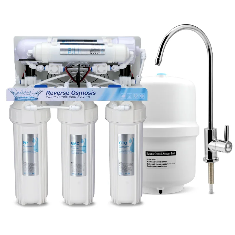 New design 75gpd  reverse osmosis membrane water filter housing machine