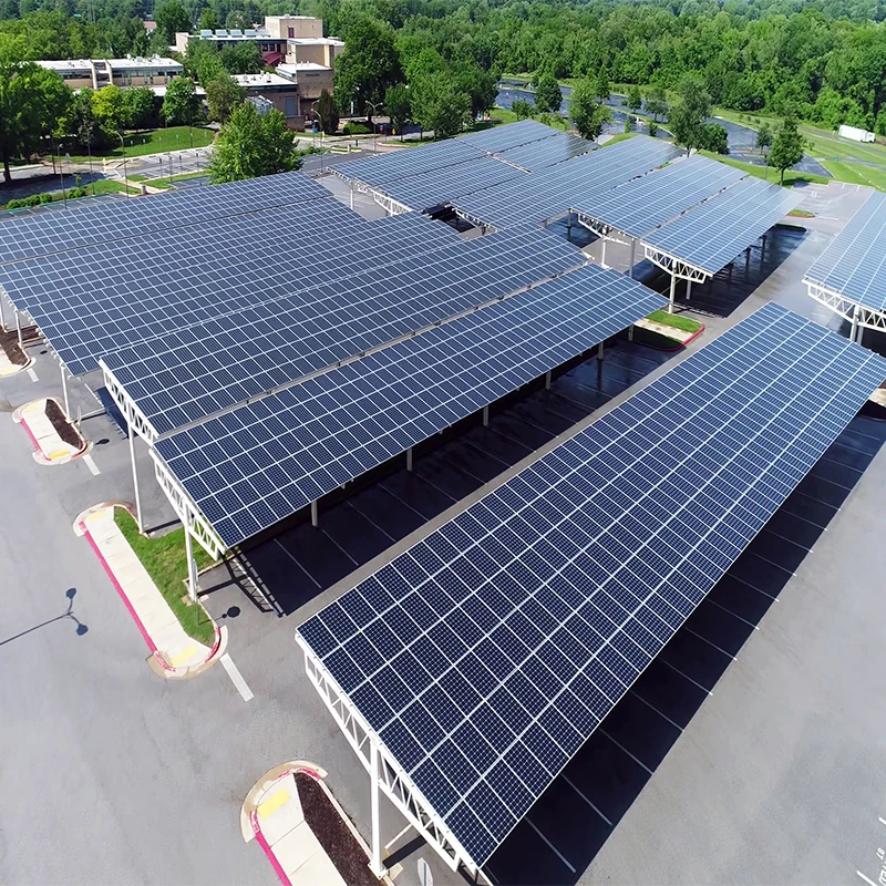 HF pv roof tiles panel car port ground brackets photovoltaic mounting racks soporte solar