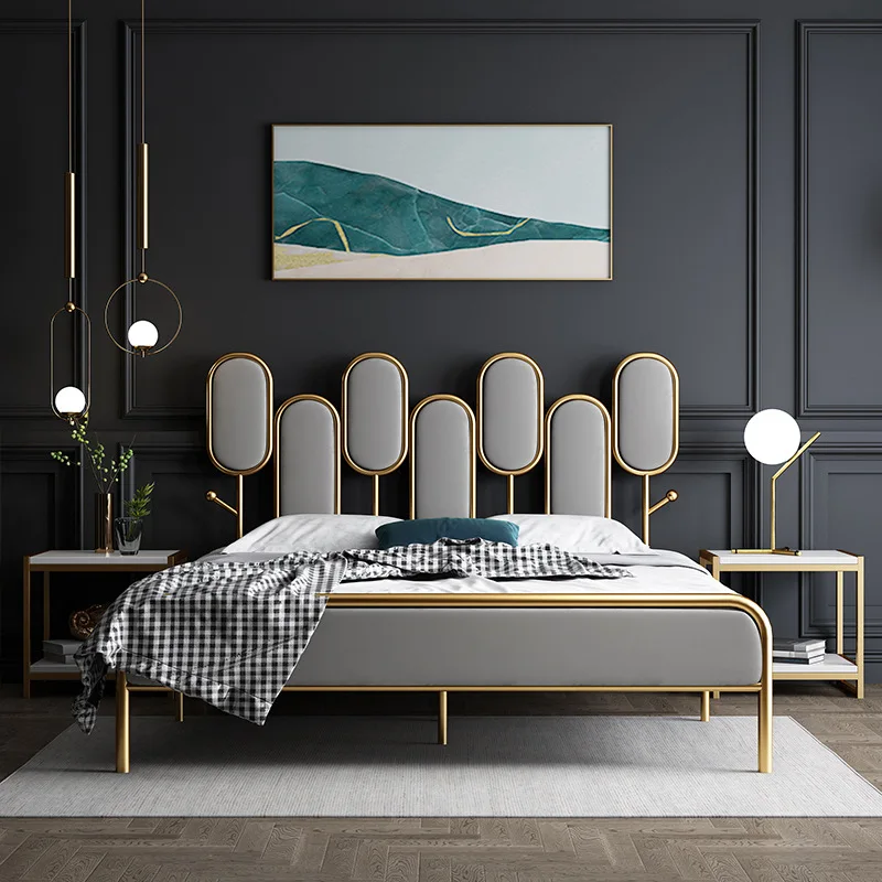 Bedroom Furniture Cheap Wrought Iron Beds Metal Bed Kids Adult