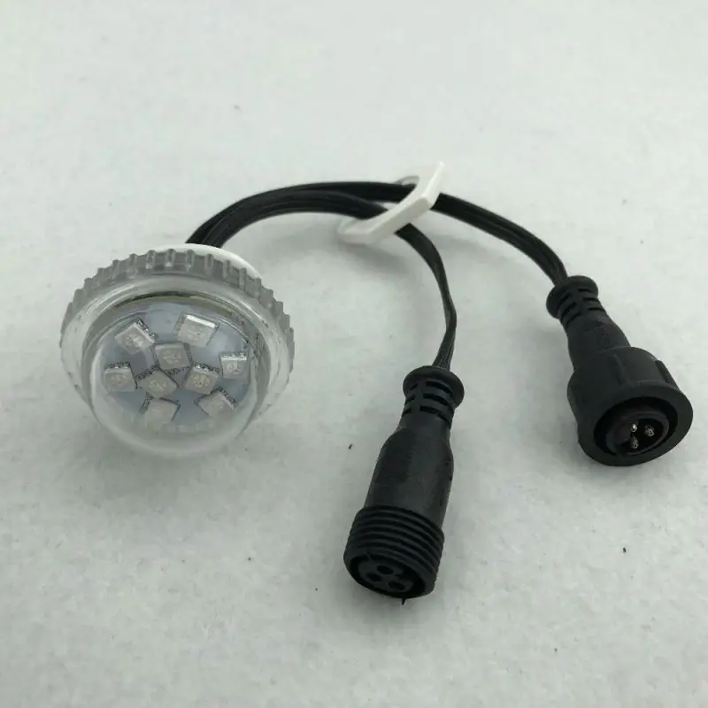  12 В/24 В UCS2903 35 мм 9 светодиодов плоский светодиодный Забавный Rgb пиксельный развлекательный