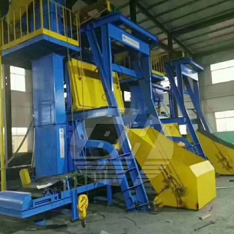 Internal Rotary Crawler Shot Blasting Machine rust Removal Metal Shot Blasting Machine Steel crawler Shotblasting Machine