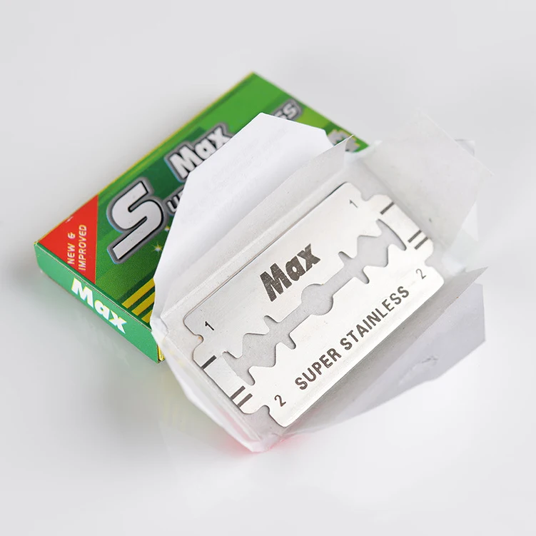 High quality Universal Double Edge Safety Razor Blades Sharp Replaceable Blade For Classic Razor Stainless Steel Shave Blade