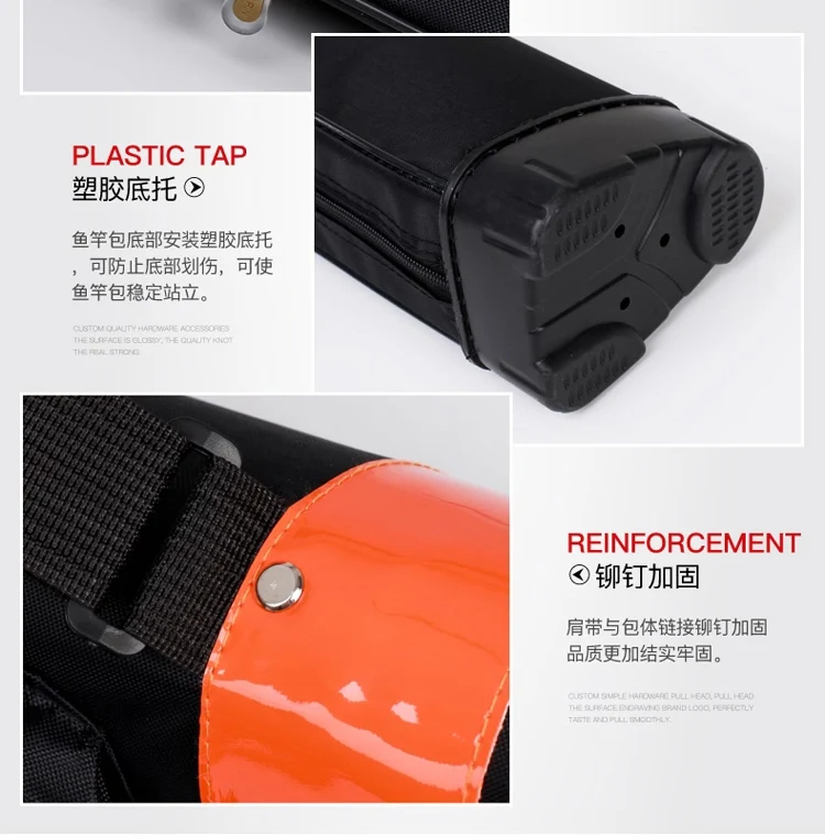 
Waterproof Fishing tackle bag 150cm Nylon fishing bags portable fishing rod bags 