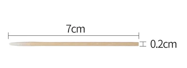 100 PCS/ Wooden Cotton Swab For Permanent Makeup And Lash Extension