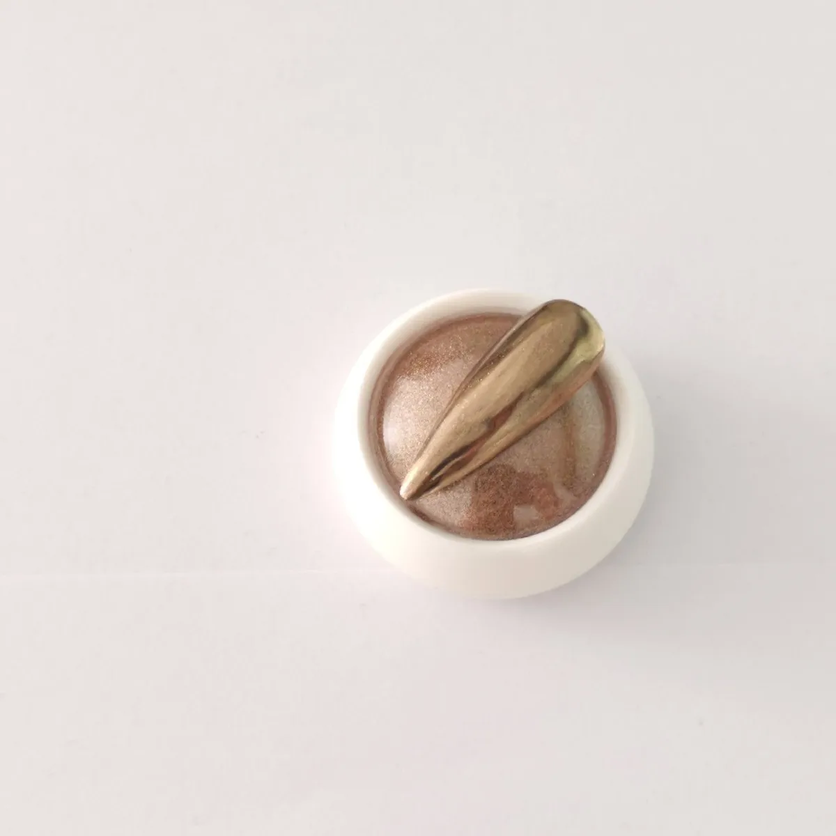 New Light Luxury Gold Magic Mirror Powder Hot Sale Mirror Surface Titanium Powder High Quality Nail Art Magic Mirror Powder