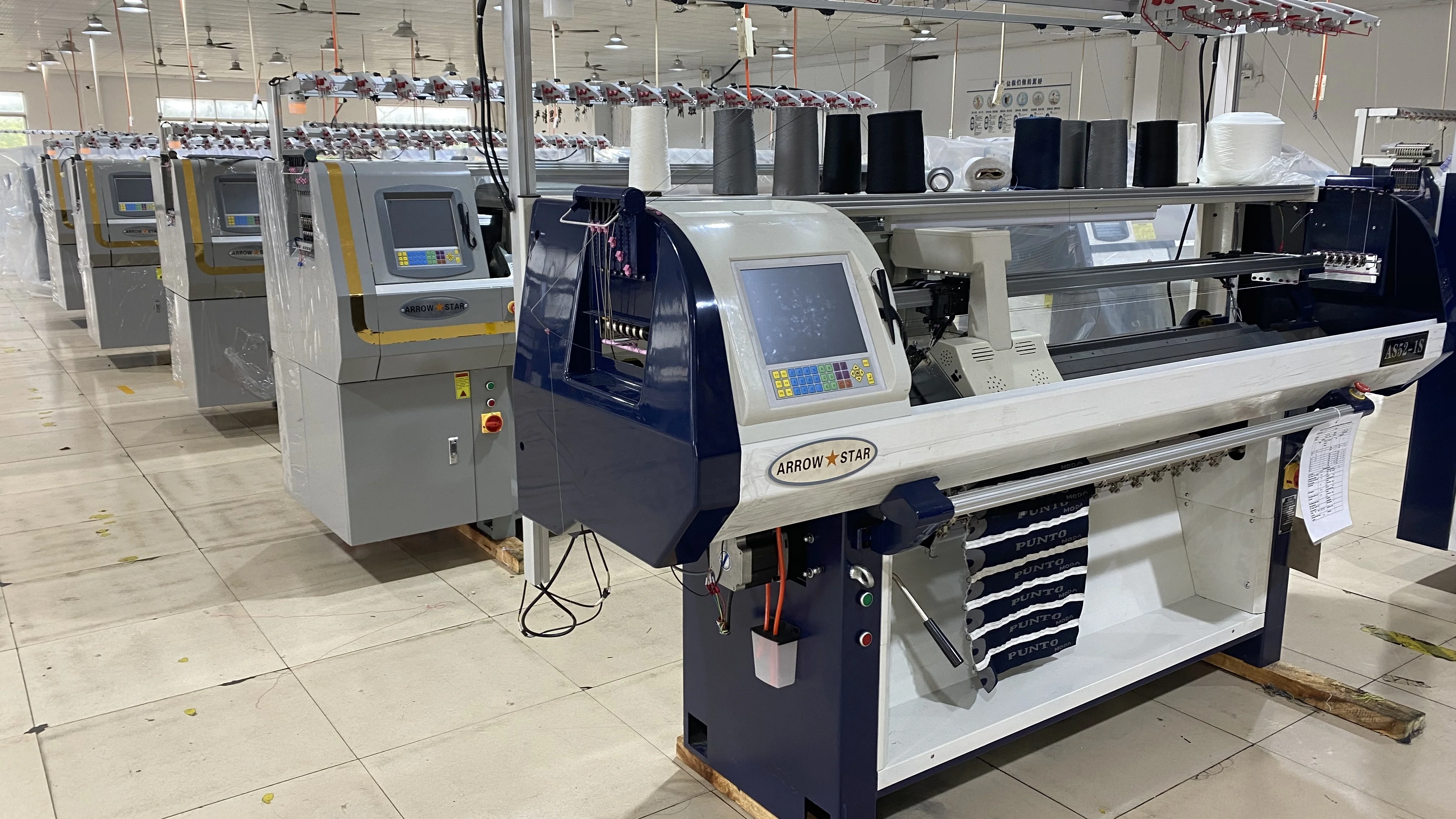 Polo collar and cuff machine