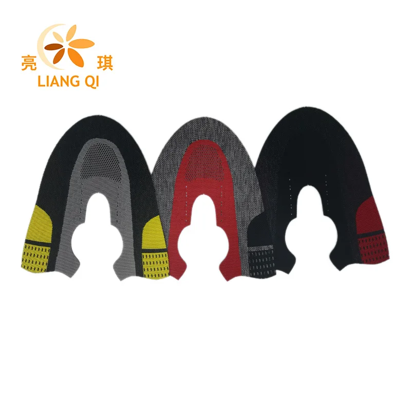 Factory Wholesale OEM Design Flying Knitting Upper Breathable fly knit vamp knitted shoe upper for running shoes