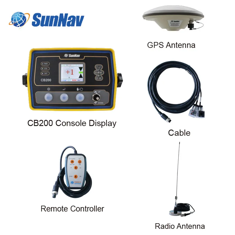 big promotion GNSS GPS land leveling system SunNav AG200 for tractor precision agriculture rover and radio base