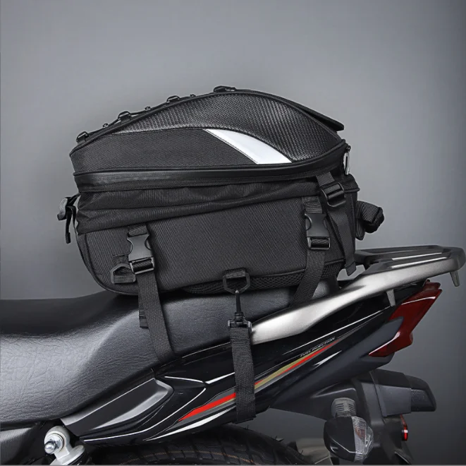 Large Capacity Motorcycle Side Box Saddle Bags Trunk Luggage Waterproof Durable Motorbike tail bag helmet bag