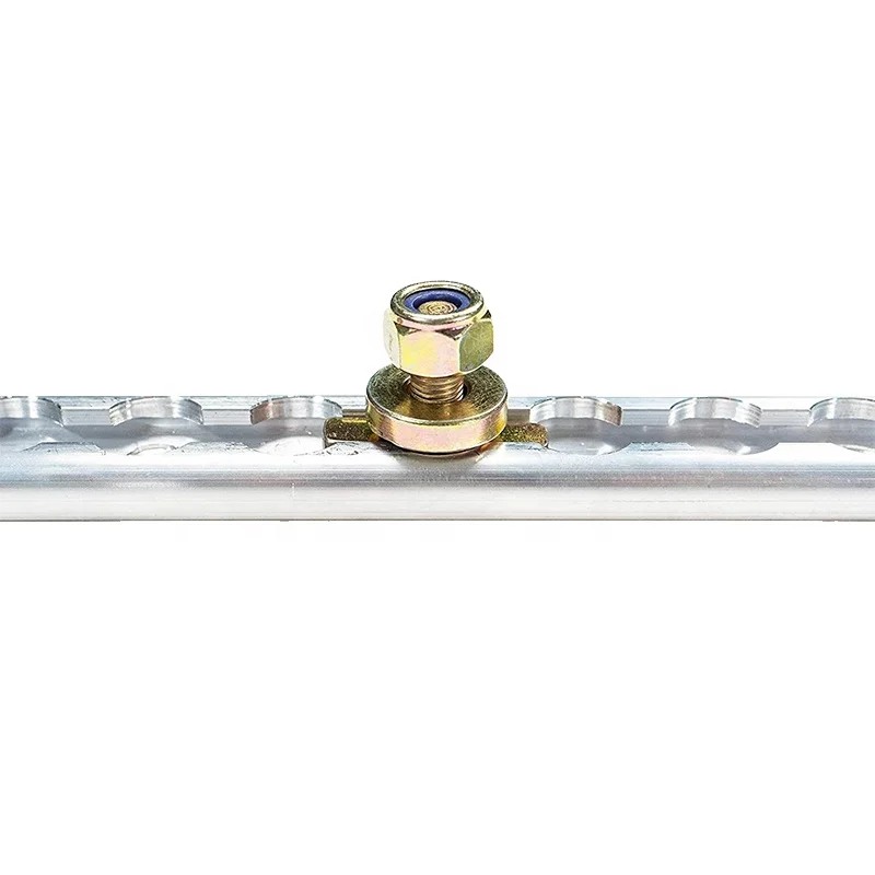 Soucing Factory Hardware L Track Double Stud Fitting Lug Threaded E Track Accessories for Airline Trailer  Truck Tie Down Anchor