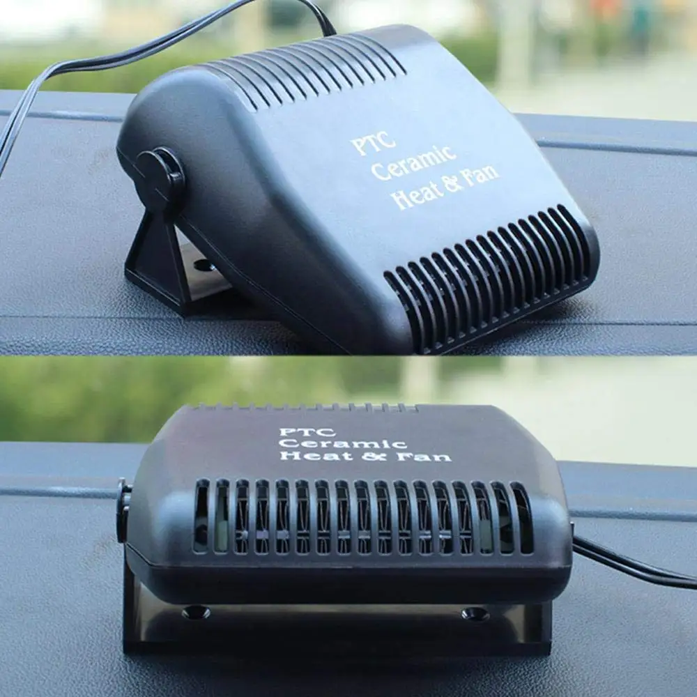 Portable Car Heater, 2 in 1 Fast Heater Cooling Fan, 12V 150W Car Heater Car Windshield Defogger