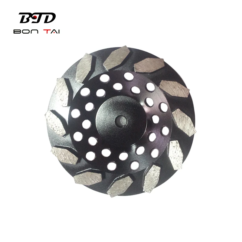 Europe Hot 7 Inch Diamond Grinding Cup Wheel for Hand Held Application Concrete Marble Angle Grinder Disc