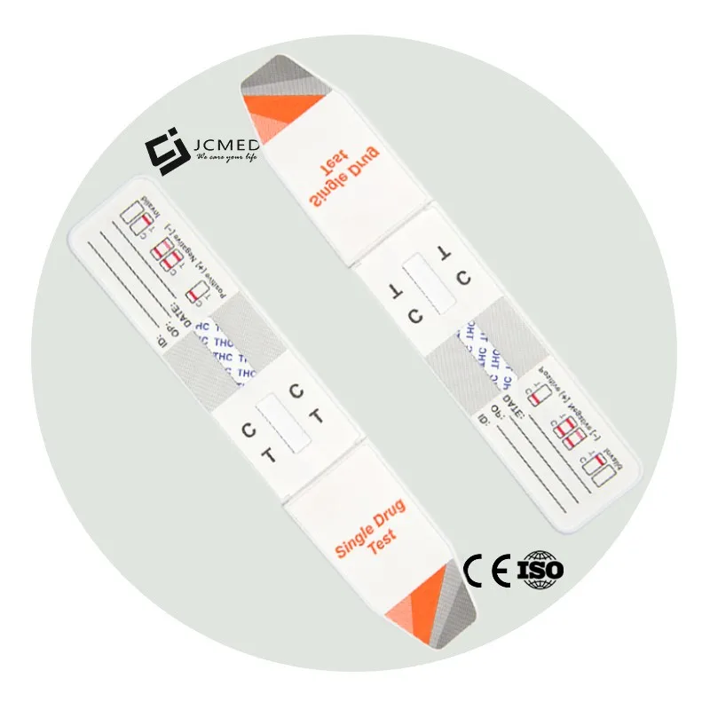 JCMED one step rapid test medical urinal thc test thc rapid test kit cassette