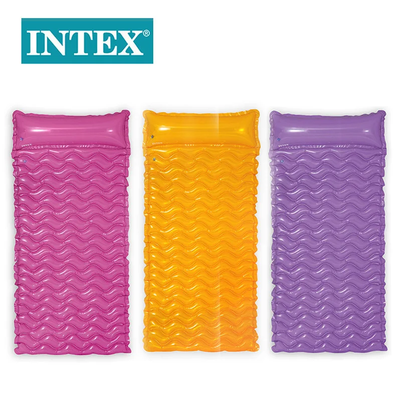 INTEX 58807 Tote-N-Float Wave Mats Colored Wavy Pattern 2.99m X 86cm Wholesale Swimming Pool Float For Adult