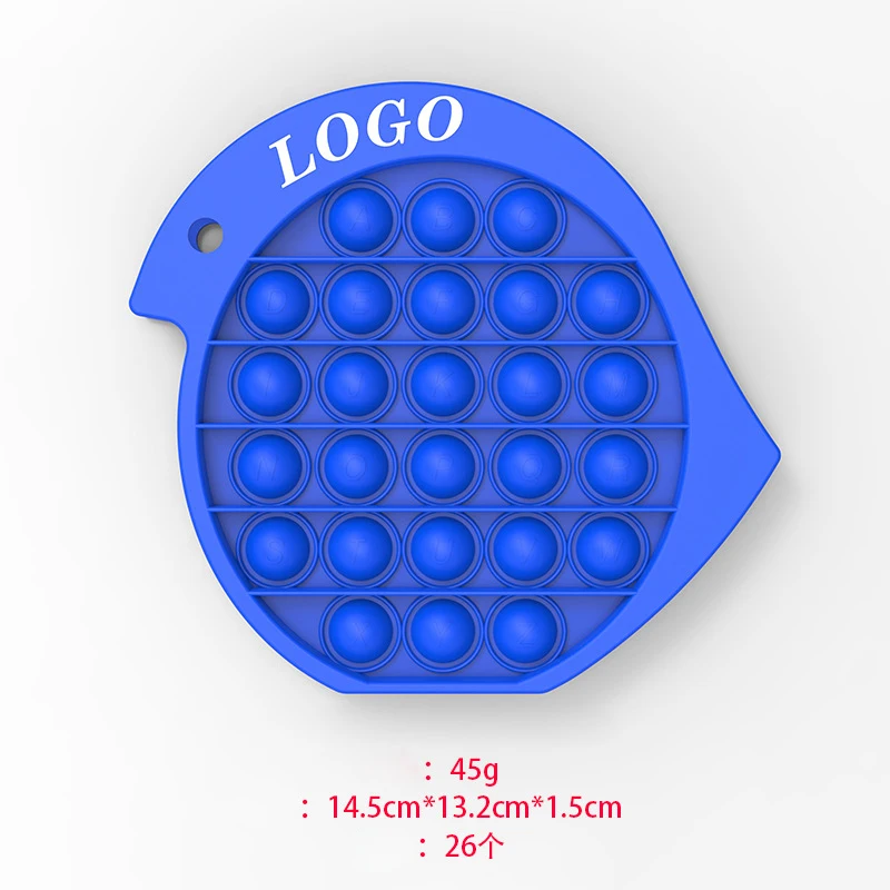 2021 new Hot Sale Silicone Anxiety Relief Stress Push Pop Bubble Toys for Adult Kids