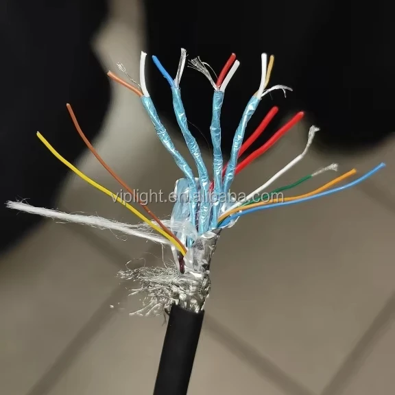 24 AWG HDMI OD9.5MM Wire cable Shielded Signal Electronic Wire PVC Shielded Signal Cable