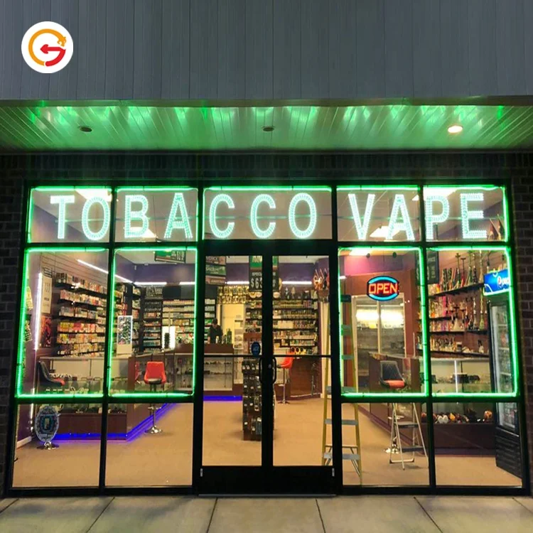 JAGUARSIGN Manufacturer Custom Ultrathin LED Sign Illuminated Advertising CBD LED Signs for Shop Store