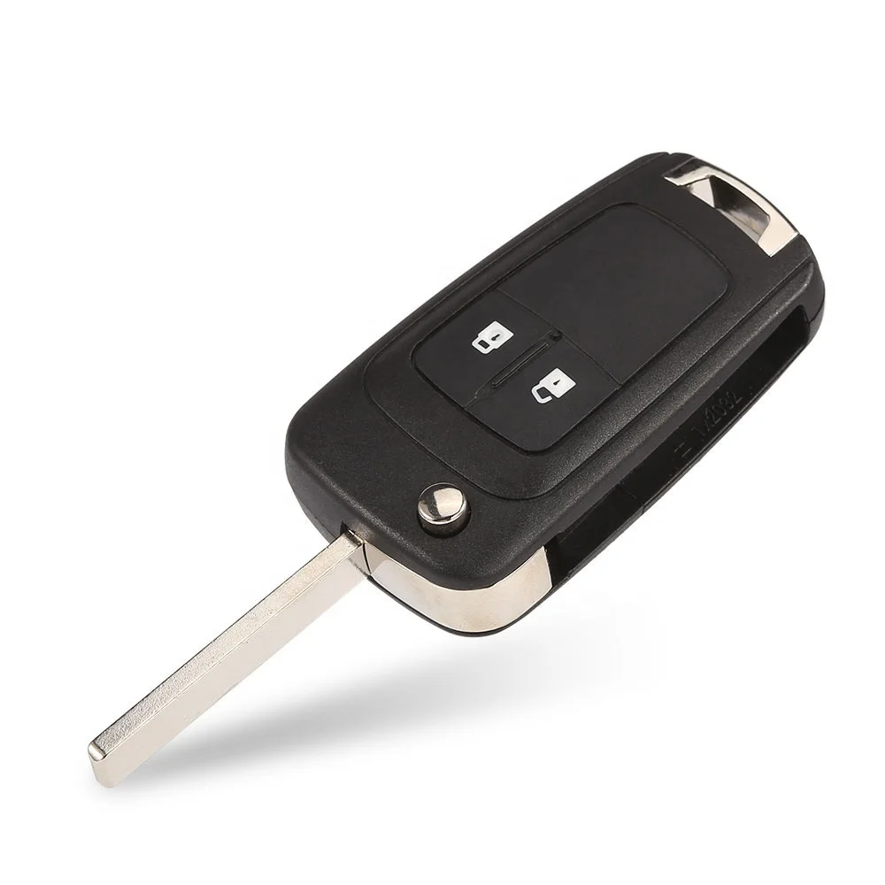 2 Button car key replacement for Opel Chevrolet flip folding auto remote car key case shell accessories