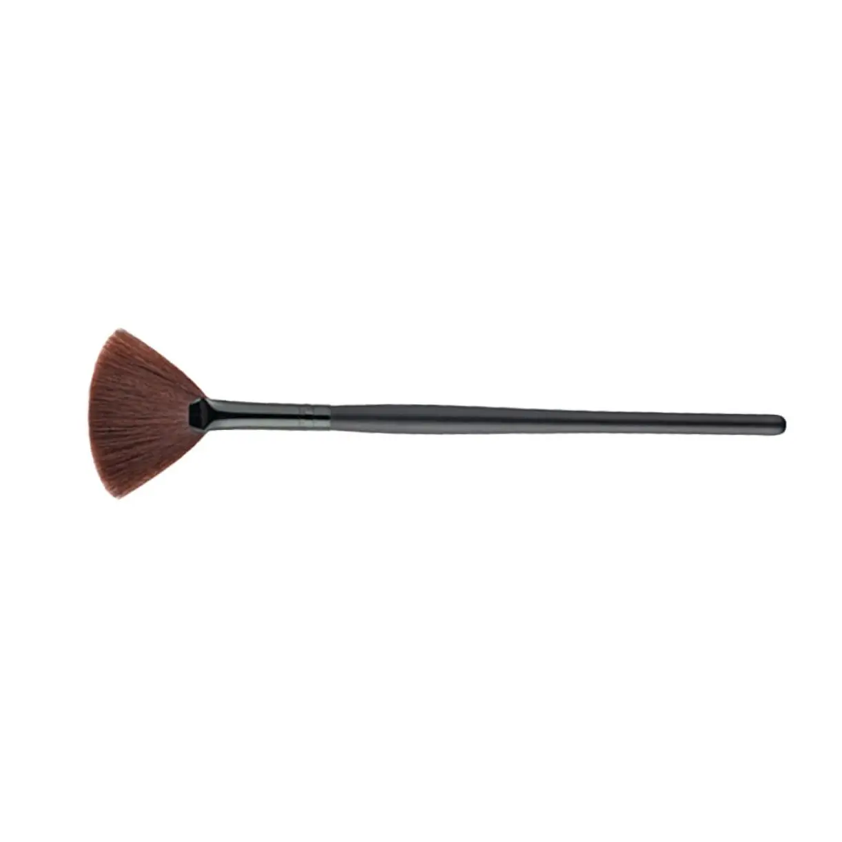 Face Powder Fan Shaped Cosmetic Facial Makeup Brushed Loose Powder Blush Make up Brush Liquid Face Brush Liquid Makeup Black
