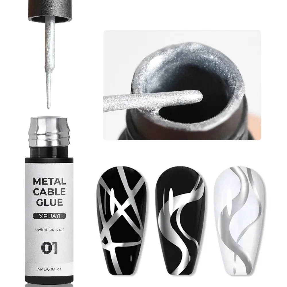 Custom Branded 5ml nail metal glue with Overseas Warehouse Pick & Pack Services