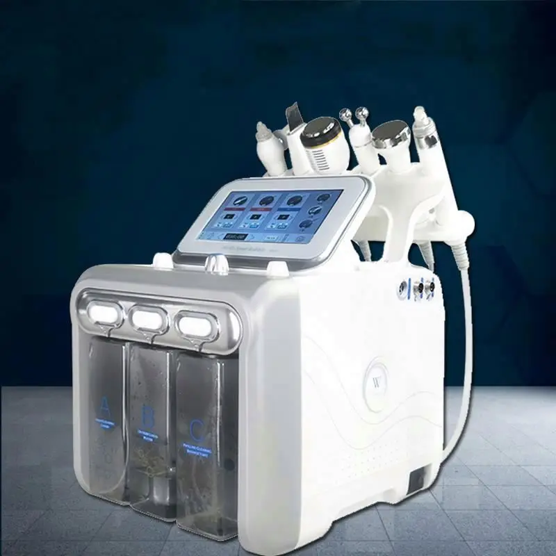 Face Rf And Oxygenating Machine Skin Care Micro Bubble Mini Water Facial Device For Home 3D Filter Dermabrasion