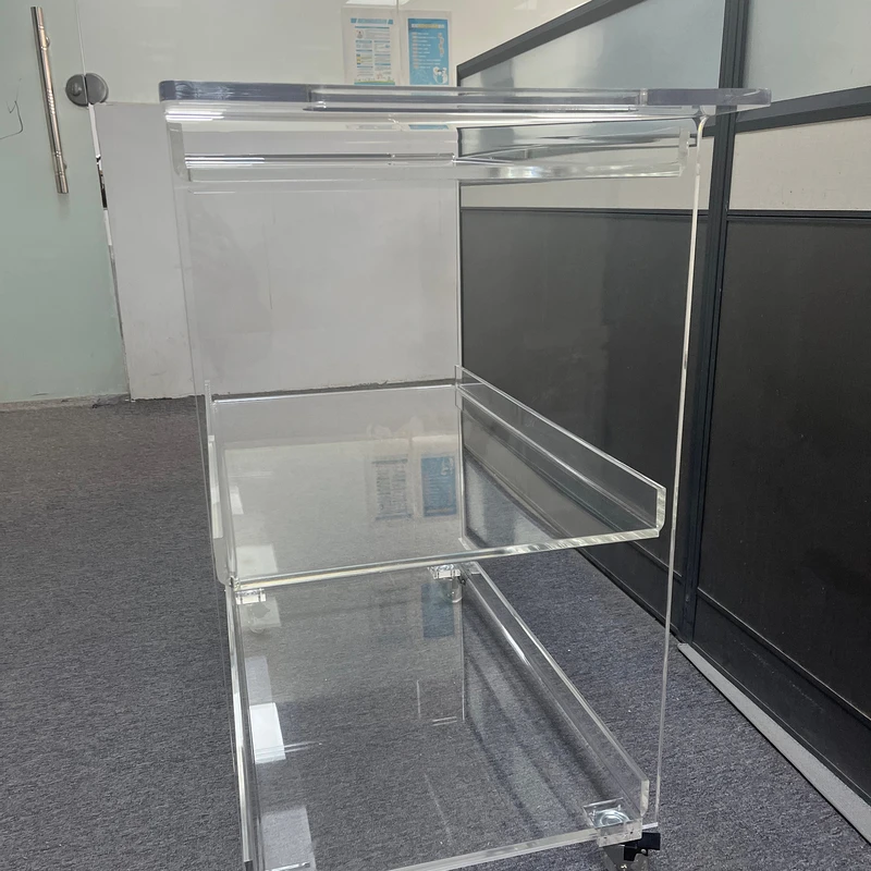 Acrylic coffee table transparency rectangle coffee table