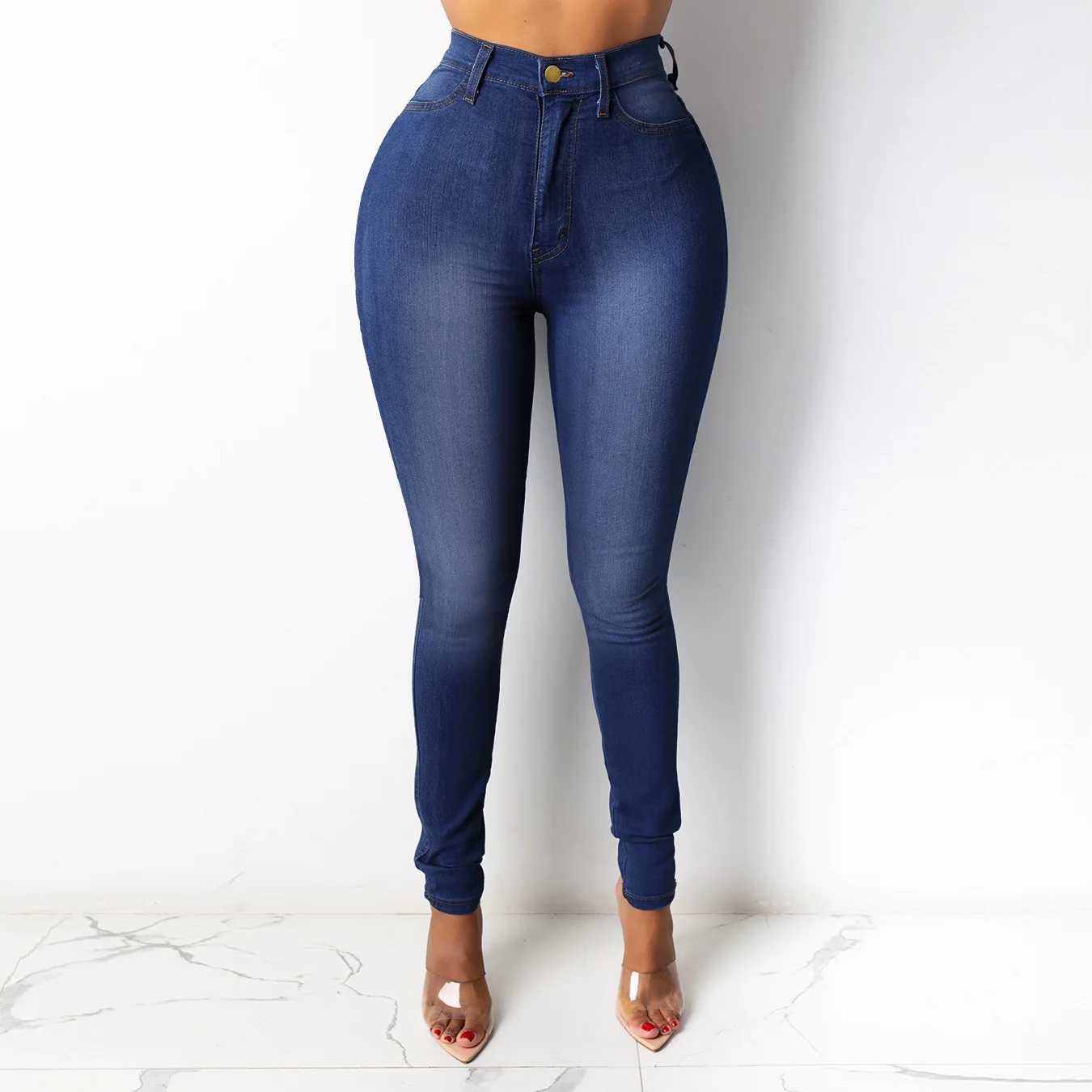 High Waist Skinny Usa Size Pantalons Jean Pour Femmes Women Leggings Latest Jeans Fashion Long Girls Tight Jeans Black For Women