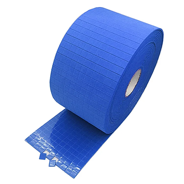 Blue Glass Gasket Separator PVC Rubber Cling Foam Glass Protector Pad for Shipping on Rolls Paper Liner